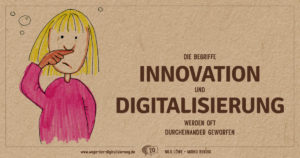 Die Begriffe "Innovation" und "Digitalisierung" werden oft durcheinander geworfen.